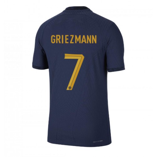 Fotballdrakt Herre Frankrike Antoine Griezmann #7 Hjemmedrakt VM 2022 Kortermet